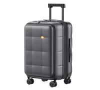 MGB Bagage à main approuvé par les compagnies aériennes, valise rigide résistante aux rayures avec serrure TSA, ouverture sur le dessus, bagage de voyage et d'affaires, gris charbon, 20 Inch - Carry