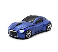 Mgbeauty Mouse Sports Car Mouse sans fil 2,4 GHz optique souris d'ordinateur Bleu