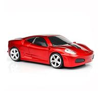 MGbeauty Souris d'ordinateur de Voiture de Sport de la Souris sans Fil 2.4Ghz Nano Souris Optique (Rouge)