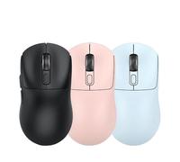 MGbeauty Souris sans Fil Bluetooth tri Mode USB 2,4 gHz Souris sans Fil Rechargeable avec Port de Type c (Pink)