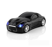 MGbeauty Souris sans Fil de Voiture de Sport Souris Optique pour Ordinateur avec lumière LED (Noir)