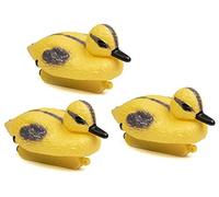 mgc24® Caneton Paula - Lot de 3 - Décoration de jardin - Figurine animale