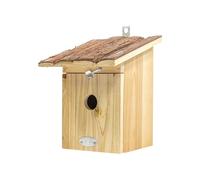 mgc24® Nichoir à oiseaux pour mésange charbonneuse - En bois naturel
