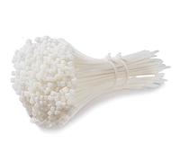 MgcTolBox Collier de Serrage Plastique 200 * 3.6 mm, Petit Serre Cable Blanc, Attache Câble en Nylon Pour Cable Management | Blanc | 200 Pcs