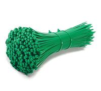 MgcTolBox Collier De Serrage Plastique Vert 200 * 3.6 mm, Petit Serre Cable, Attache Câble en Nylon Pour Cable Management | Vert | 200 Pcs