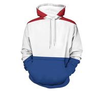 MGDIFYXAA Sweat À Capuche Unisex Imprimé Drapeau des Pays-Bas Manches Longues Pullover Tops Casual Sweatshirt Fashion Oversized Hoodies pour Hommes Femmes L