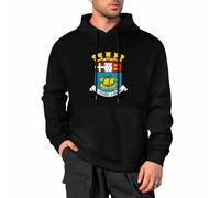 MGDIFYXAA Sweat à Capuche Unisexe à Manches Longues pour Hommes et Femmes Casual Sport Drapeau des îles de Saint-Pierre-et-Miquelon Pull Haut Doux et Confortable pour Printemps-Hiver 5XL