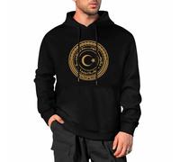 MGDIFYXAA Sweatshirts Hommes, Sweat à Capuche Drapeau de la Libye pour Homme, Grandes Tailles, Unie Sweats à Capuche Pull Décontracté Confortable, Pull de Travail Quotidien M