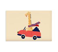 MGDUJGH Eclectic79 - Impression sur toile avec logo amusant pour chambre d'enfant, bar, restaurant, garage, café, 60 x 90 cm