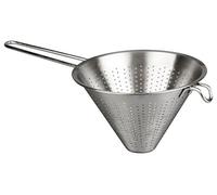 MGE - Passoire Chinoise de Cuisine en Acier Inoxydable 20 cm - Égouttoir Multifonction pour Pâtes, Légumes, Fruits et Bouillons - Modèle Professionnel Résistant Compatible Lave-Vaisselle