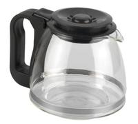 MGE - Verseuse à Café Universelle - Cafetière en Verre - Théière en Verre Thermique avec Couvercle - Carafe Universelle - Pichet Résistant à la Chaleur