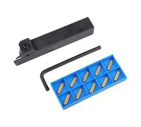 MGEHR2020-1.5 Support de burin de tour avec inserts MGMN150-G en carbure de tungstène, largeur de rainure de 1,5 mm pour acier, fonte d'acier inoxydable, semi-finition et finition usinage avec clé