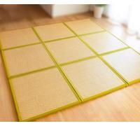 MGEMJMJ Japonais Tatami Mat Rattan Mat De Sol Portable Mat Matelas Pliant Futon Mattreuse Au Sol Traditionnel(Size:3 Piece 60x180cm/23.6x70.9in,Color:Vert)