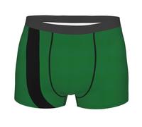 MGGAklp Boxer imprimé drapeau du sultanat de Delhi pour homme - Slip respirant doux et extensible, Noir , S Taille courte