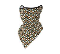 MGGAklp Cache-cou thermique avec imprimé ananas d'été - Coupe-vent - Masque de sport pour le ski et les activités de plein air - Noir