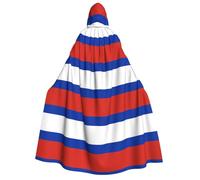 MGGAklp Cape à capuche pour adultes avec imprimé drapeau russe
