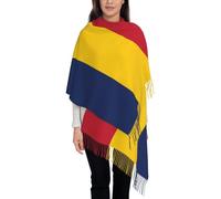 MGGAklp Écharpe châle avec imprimé drapeau du Tchad pour femme, accessoire doux, léger et élégant