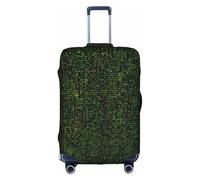 MGGAklp Housse de protection pour valise de voyage lavable et extensible anti-rayures pour adulte Motif formule mathématique, blanc, M