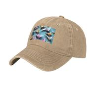 MGGAklp Origami Paper Cranes Print Perfect for Sports and Outdoor Activities Casquette réglable Adulte Unisexe, naturel, Taille unique