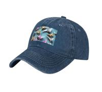 MGGAklp Origami Paper Cranes Print Perfect for Sports and Outdoor Activities Casquette réglable Adulte Unisexe, bleu marine, Taille unique
