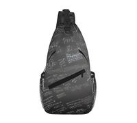 MGGAklp Sac à bandoulière léger et imperméable pour homme et femme Motif symboles mathématiques