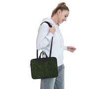 MGGAklp Sac à bandoulière pour ordinateur portable avec fermeture éclair et bandoulière réglable Motif formule mathématique