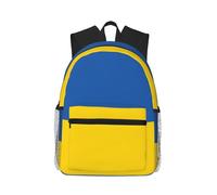 MGGAklp Sac à dos de voyage décontracté avec fermeture éclair Motif drapeau de l'Ukraine Pour adultes