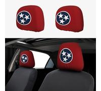MGGAklp Tennessee State Housse de protection universelle pour appuie-tête de siège de voiture Motif drapeau de l'État du Tennessee