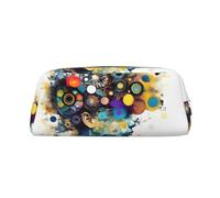 MGGAklp Trousse à crayons avec motif cerveau d'intelligence artificielle, spacieuse et élégante avec fermeture éclair, pour l'école, le bureau, cadeau, Argenté., Taille unique, Organiseur de sac