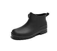 MGGMOKAY Bottes De Pluie Femmes Imperméables Botte Nues Jardin Extérieur Chaussures De Travail,Noir,39