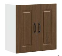 MGH Armoire murale de cuisine ""Kalmar"", avec rangement - chêne marron bois d'ingénierie LV1503