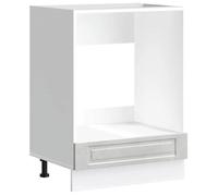 MGH Meuble Cuisine - Armoire à four Porto - pour Salle à Manger, gris béton bois d'ingénierie LV1195