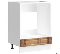 MGH Meuble Cuisine - Armoire à four Porto - pour Salle à Manger, vieux bois bois d'ingénierie LV1263