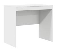MGH - NEUF Bureau à domicile, Table de travail, Blanc Bois d'ingénierie 90 x 50 x 76 cm Solide ll925