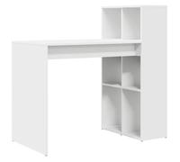 MGH - NEUF Bureau à domicile, Table de travail, Blanc Bois d'ingénierie Moyen Rangements ll205
