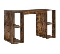 MGH - NEUF Bureau à domicile, Table de travail, Marron Chêne fumé Bois massif Moyen ll217