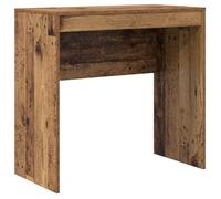 MGH - NEUF Bureau à domicile, Table de travail, rustique Finition vieux bois Bois 80 x 40 x 76 cm ll436