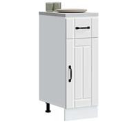 MGH - TOP Armoire de Rangement - Cabinet de cuisine/salon - Lucca blanc bois d'ingénierie LLV664