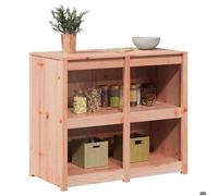 MGH - TOP Armoire de Rangement - Cabinet de cuisine/salon - Marron 106x55x92 cm - douglas massif LLV932