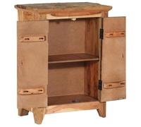 MGH - TOP Buffet de rangement - Cabinet/Commode Bois - 55x33x75 cm - bois massif d'acacia et bois de récupération LV978