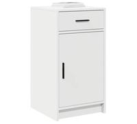 MGH - TOP Buffet de rangement - Cabinet/Commode Bois - avec tiroir - Blanc 40x40.5x75 cm - Bois d'ingénierie LV4150