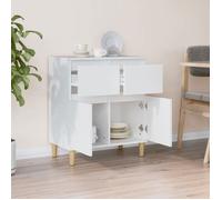 MGH - TOP Buffet de rangement - Cabinet/Commode Bois - Blanc 60x35x70 cm - Bois d'ingénierie LV1895