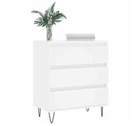 MGH - TOP Buffet de rangement - Cabinet/Commode Bois - Blanc 60x35x70 cm - Bois d'ingénierie LV2074