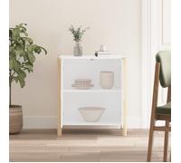 MGH - TOP Buffet de rangement - Cabinet/Commode Bois - Blanc 62x38x70 cm - Bois d'ingénierie LV955