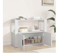MGH - TOP Buffet de rangement - Cabinet/Commode Bois - Blanc 80x30x60 cm - Bois d'ingénierie LV1875