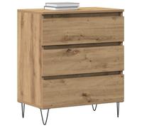 MGH - TOP Buffet de rangement - Cabinet/Commode Bois - chêne artisanal 60x35x70 cm - Bois d'ingénierie LV4140