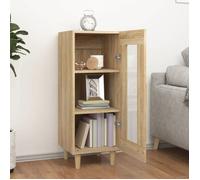MGH - TOP Buffet de rangement - Cabinet/Commode Bois - Chêne sonoma - 34,5x34x90 cm - Bois d'ingénierie LV1455