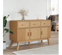 MGH - TOP Buffet de rangement - Cabinet/Commode Bois - OLDEN marron 114x43x73,5 cm - bois massif de pin LV1053