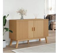 MGH - TOP Buffet de rangement - Cabinet/Commode Bois - OLDEN marron 114x43x73,5 cm - bois massif de pin LV1056