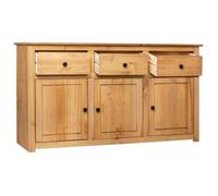 MGH - TOP Buffet de rangement - Cabinet/Commode moderne - 135x40x80 cm - Pin solide Assortiment Panama LV51
